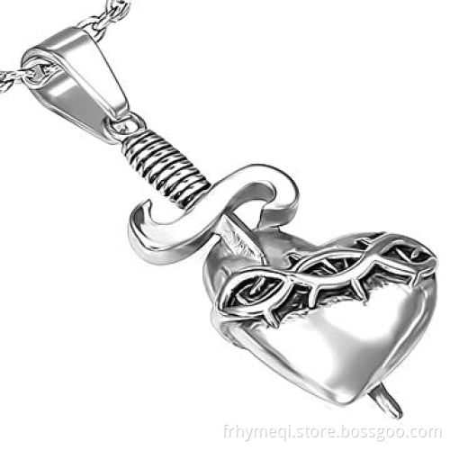Fashionable Stainless Steel Pendant with Never Tarnish, OEM and ODM Orders Welcomed